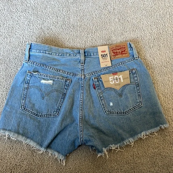 LEVI’S 501 Original Shorts Sansome Straggler - Picture 9 of 11